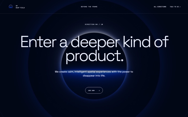Deep Field website preview